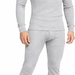Thermal Underwear for Men Long Johns Set, Soft Fleece Lined Top Bottom Base Layer for Cold Weather