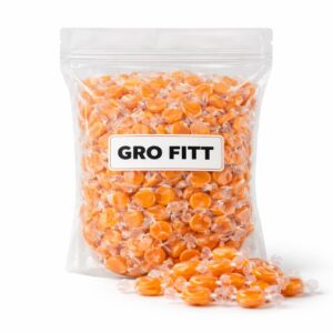 Butterscotch Hard Candy 2 LB Bulk, Individually Wrapped Butterscotch Discs, Classic Old Fashioned Candy